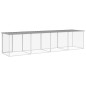 vidaXL Gallinero con techo acero galvanizado gris claro 403x98x90 cm vidaXL Gallinero con techo acero galvanizado gris claro 403x98x90 cm