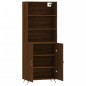 vidaXL Aparador alto madera contrachapada marrón roble 69,5x34x180 cm vidaXL Aparador alto madera contrachapada marrón roble 69,5x34x180 cm