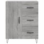 vidaXL Aparador alto madera contrachapada gris sonoma 69,5x34x180 cm vidaXL Aparador alto madera contrachapada gris sonoma 69,5x34x180 cm