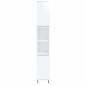 vidaXL Set muebles de baño 3 piezas madera contrachapada blanco brillo vidaXL Set muebles de baño 3 piezas madera contrachapada blanco brillo