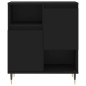 vidaXL Aparadores 2 uds madera contrachapada negro vidaXL Aparadores 2 uds madera contrachapada negro