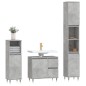 vidaXL Set muebles de baño 2 piezas madera contrachapada gris hormigón vidaXL Set muebles de baño 2 piezas madera contrachapada gris hormigón