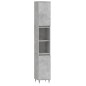 vidaXL Set muebles de baño 2 piezas madera contrachapada gris hormigón vidaXL Set muebles de baño 2 piezas madera contrachapada gris hormigón