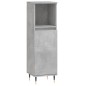 vidaXL Set muebles de baño 2 piezas madera contrachapada gris hormigón vidaXL Set muebles de baño 2 piezas madera contrachapada gris hormigón