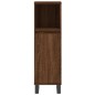 vidaXL Set de muebles baño 3 pzas madera contrachapada roble marrón vidaXL Set de muebles baño 3 pzas madera contrachapada roble marrón