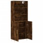 vidaXL Aparador alto madera contrachapada roble ahumado 69,5x34x180 cm vidaXL Aparador alto madera contrachapada roble ahumado 69,5x34x180 cm