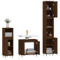 vidaXL Set de muebles baño 3 pzas madera contrachapada roble marrón vidaXL Set de muebles baño 3 pzas madera contrachapada roble marrón