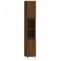 vidaXL Set de muebles baño 3 pzas madera contrachapada roble marrón vidaXL Set de muebles baño 3 pzas madera contrachapada roble marrón
