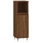 vidaXL Set de muebles baño 3 pzas madera contrachapada roble marrón vidaXL Set de muebles baño 3 pzas madera contrachapada roble marrón