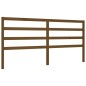 vidaXL Estructura cama y cabecero madera maciza marrón miel 200x200 cm vidaXL Estructura cama y cabecero madera maciza marrón miel 200x200 cm