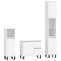 vidaXL Juego de muebles de baño 3 pzas madera contrachapada blanco vidaXL Juego de muebles de baño 3 pzas madera contrachapada blanco