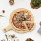 Livoo Set para cortar pizza madera 30 cm Livoo Set para cortar pizza madera 30 cm