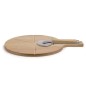Livoo Set para cortar pizza madera 30 cm Livoo Set para cortar pizza madera 30 cm
