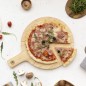 Livoo Set para cortar pizza madera 30 cm Livoo Set para cortar pizza madera 30 cm