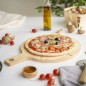 Livoo Set para cortar pizza madera 30 cm Livoo Set para cortar pizza madera 30 cm