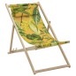 Madison Silla de playa La Grave madera amarillo 55x90x87 cm Madison Silla de playa La Grave madera amarillo 55x90x87 cm