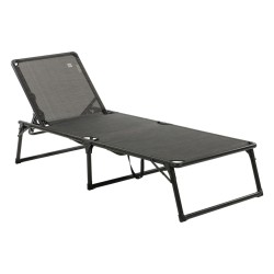Travellife Tumbona de camping Como Compact gris mezcla