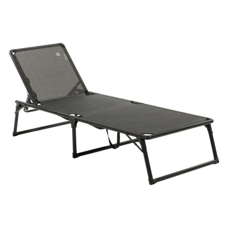 Travellife Tumbona de camping Como Compact gris mezcla