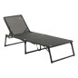 Travellife Tumbona de camping Como Compact gris mezcla