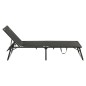 Travellife Tumbona de camping Como Compact gris mezcla