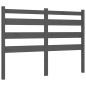 vidaXL Estructura cama de matrimonio con cabecero madera maciza gris vidaXL Estructura cama de matrimonio con cabecero madera maciza gris