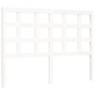 vidaXL Estructura cama de matrimonio con cabecero madera maciza blanco vidaXL Estructura cama de matrimonio con cabecero madera maciza blanco