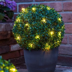 HI Bola de boj con LED diámetro 35 cm