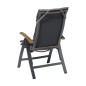 Madison Cojín para silla Basic fibra gris taupé 125x50 cm