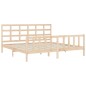 vidaXL Estructura de cama con cabecero madera maciza 200x200 cm vidaXL Estructura de cama con cabecero madera maciza 200x200 cm