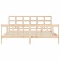vidaXL Estructura de cama con cabecero madera maciza 200x200 cm vidaXL Estructura de cama con cabecero madera maciza 200x200 cm