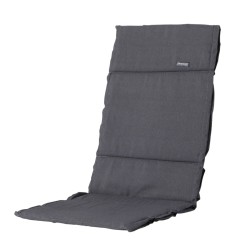 Madison Cojín para silla Panama fibra gris 125x50 cm