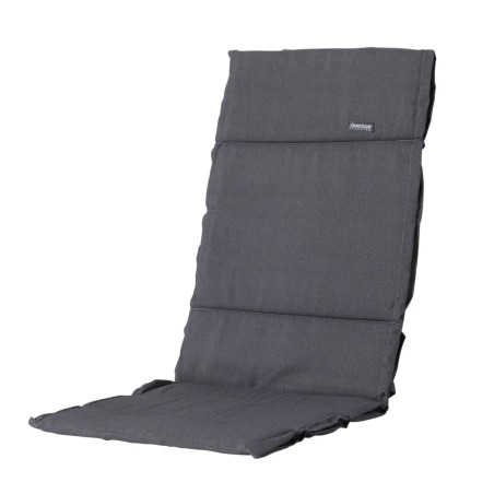 Madison Cojín para silla Panama fibra gris 125x50 cm
