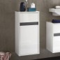 Trendteam Armario de pared para baño on cajón Sol blanco Trendteam Armario de pared para baño on cajón Sol blanco