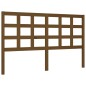 vidaXL Estructura de cama matrimonio con cabecero madera marrón miel vidaXL Estructura de cama matrimonio con cabecero madera marrón miel