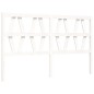 vidaXL Estructura de cama con cabecero madera maciza blanco 160x200 cm vidaXL Estructura de cama con cabecero madera maciza blanco 160x200 cm