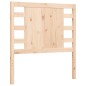 vidaXL Estructura de cama individual con cabecero madera maciza