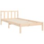 vidaXL Estructura de cama con cabecero madera maciza vidaXL Estructura de cama con cabecero madera maciza