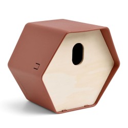Capi Casita para pájaros Hive 2 marrón 19x23x20 cm
