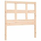 vidaXL Estructura de cama con cabecero madera maciza 90x200 cm vidaXL Estructura de cama con cabecero madera maciza 90x200 cm