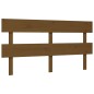vidaXL Estructura de cama con cabecero madera marrón miel 160x200 cm vidaXL Estructura de cama con cabecero madera marrón miel 160x200 cm
