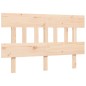 vidaXL Estructura de cama de matrimonio con cabecero madera maciza vidaXL Estructura de cama de matrimonio con cabecero madera maciza