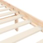 vidaXL Estructura de cama de matrimonio con cabecero madera maciza vidaXL Estructura de cama de matrimonio con cabecero madera maciza