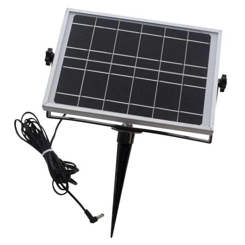 Eurotrail Panel solar para camping negro 25,5x16x10 cm Eurotrail Panel solar para camping negro 25,5x16x10 cm