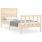 vidaXL Estructura de cama con cabecero madera maciza vidaXL Estructura de cama con cabecero madera maciza
