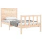 vidaXL Estructura de cama con cabecero madera maciza vidaXL Estructura de cama con cabecero madera maciza