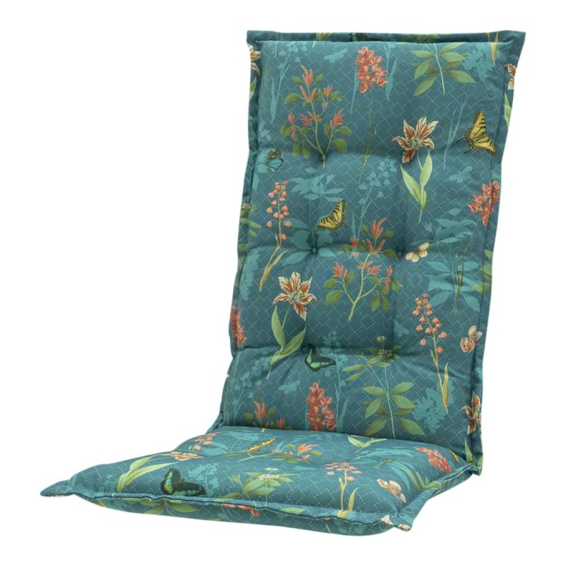 Madison Cojín de silla con respaldo alto Clea azul 123x50 cm Madison Cojín de silla con respaldo alto Clea azul 123x50 cm
