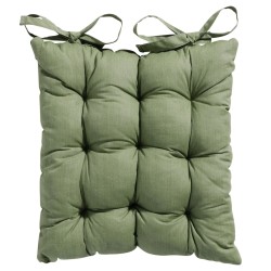 Madison Cojín de asiento Toscane Basic verde 46x46 cm
