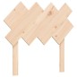 vidaXL Estructura de cama con cabecero madera maciza 90x200 cm