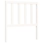 vidaXL Estructura de cama con cabecero madera maciza blanco vidaXL Estructura de cama con cabecero madera maciza blanco