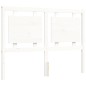 vidaXL Estructura de cama con cabecero madera maciza blanco 140x190 cm vidaXL Estructura de cama con cabecero madera maciza blanco 140x190 cm